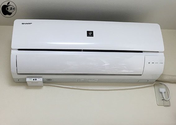 シャープのエアコンをiPhoneでコントロールするために、無線アダプタ