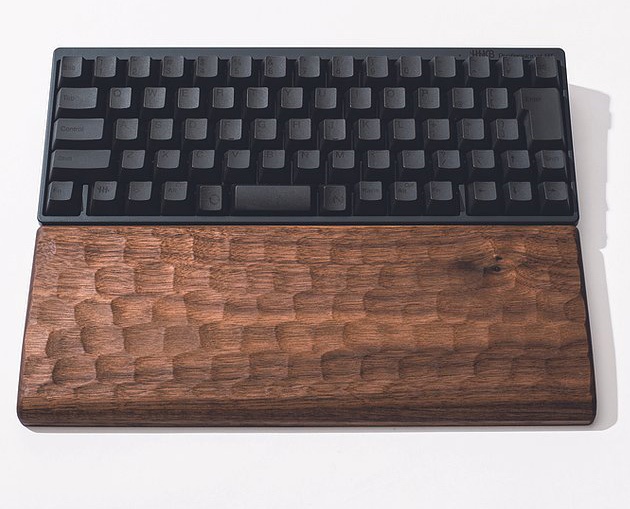 松葉製作所、HHKB専用木製パームレスト＆キーボードルーフ「HHKB専用