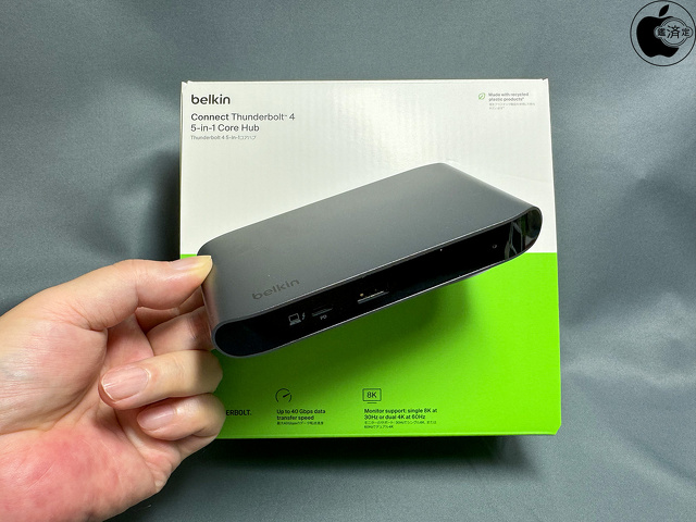 ベルキン、Thunderbolt 4接続ドック「Belkin Connect Thunderbolt 4 5