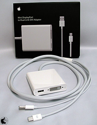 バスパワー対応「Apple Mini DisplayPort − Dual-Link DVI アダプタ