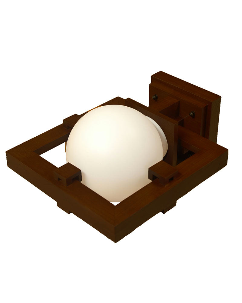 Frank Lloyd Wright Robie House Wall Sconce Lamp - Walnut | Maclin