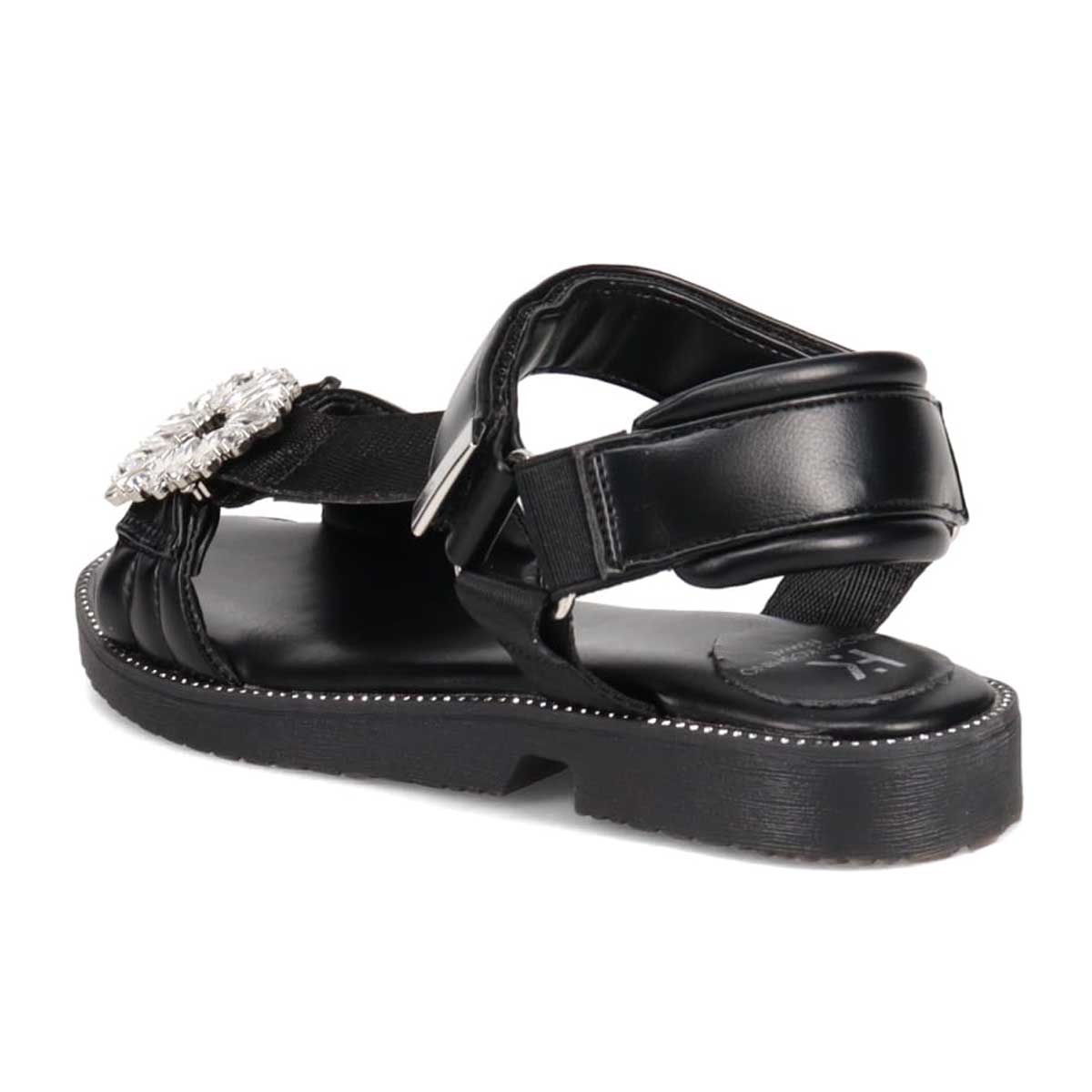 HIROKO KOSHINO FEMME スポーツテイストのビジューサンダル HRL1007(M