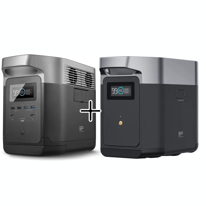 EcoFlow DELTA 2 エクストラバッテリー 稼働時間簡易実験 | まえあしラボ