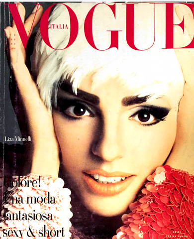 VOGUE Magazine Italia October 1990 LIZA MINNELLI Claudia Schiffer SEYM