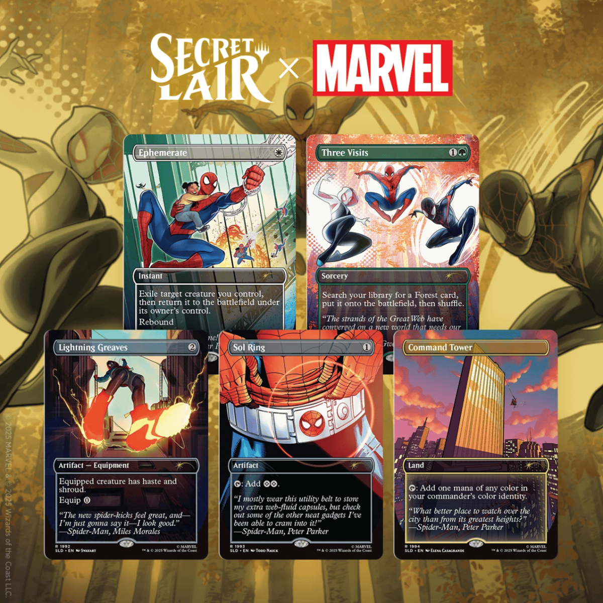 Secret Lair x Marvel's Spider-Man: Venom Unleashed (Colors) Foil