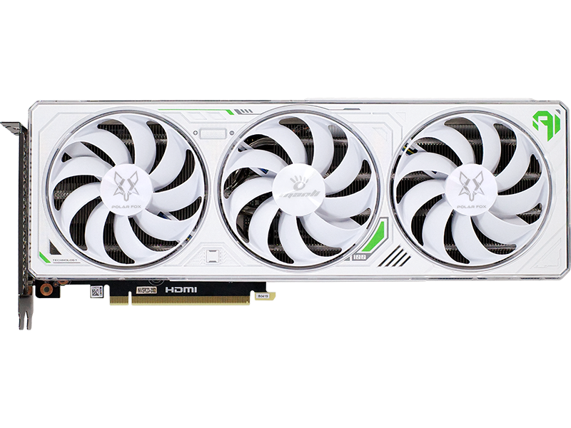 Manli GeForce RTX™ 4070 Super 12GB Polar Fox Triple