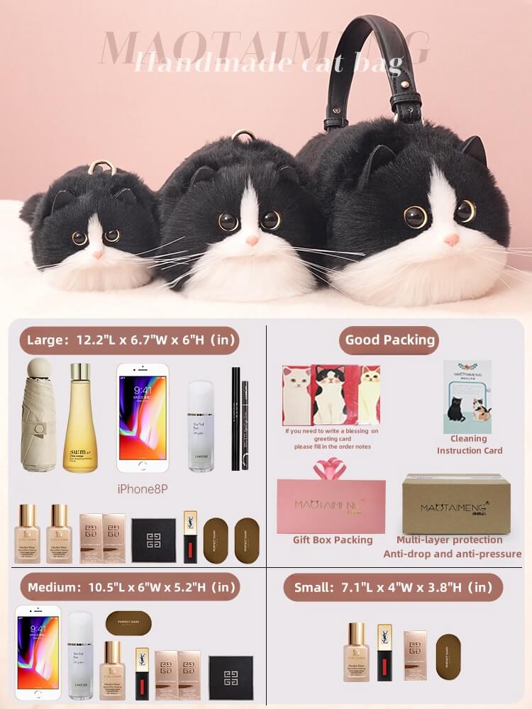 Milk Cat Handmade Crossbody Bags Handbags – MAOTAIMENG