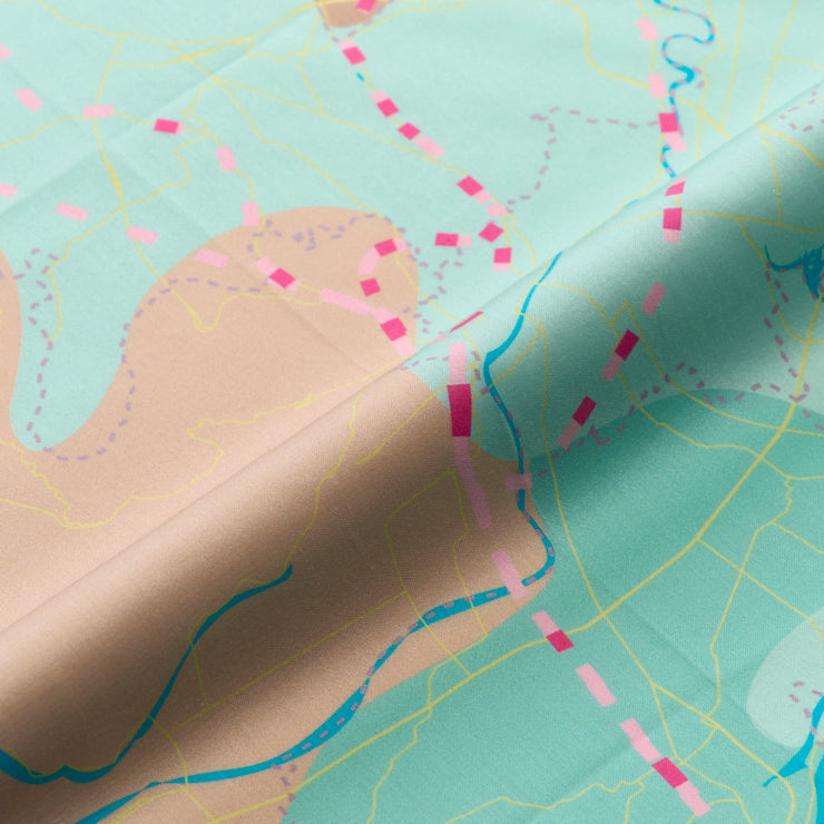 ハンカチ / 熊本県｜地図グッズ｜Map Design GALLERYオンラインストア