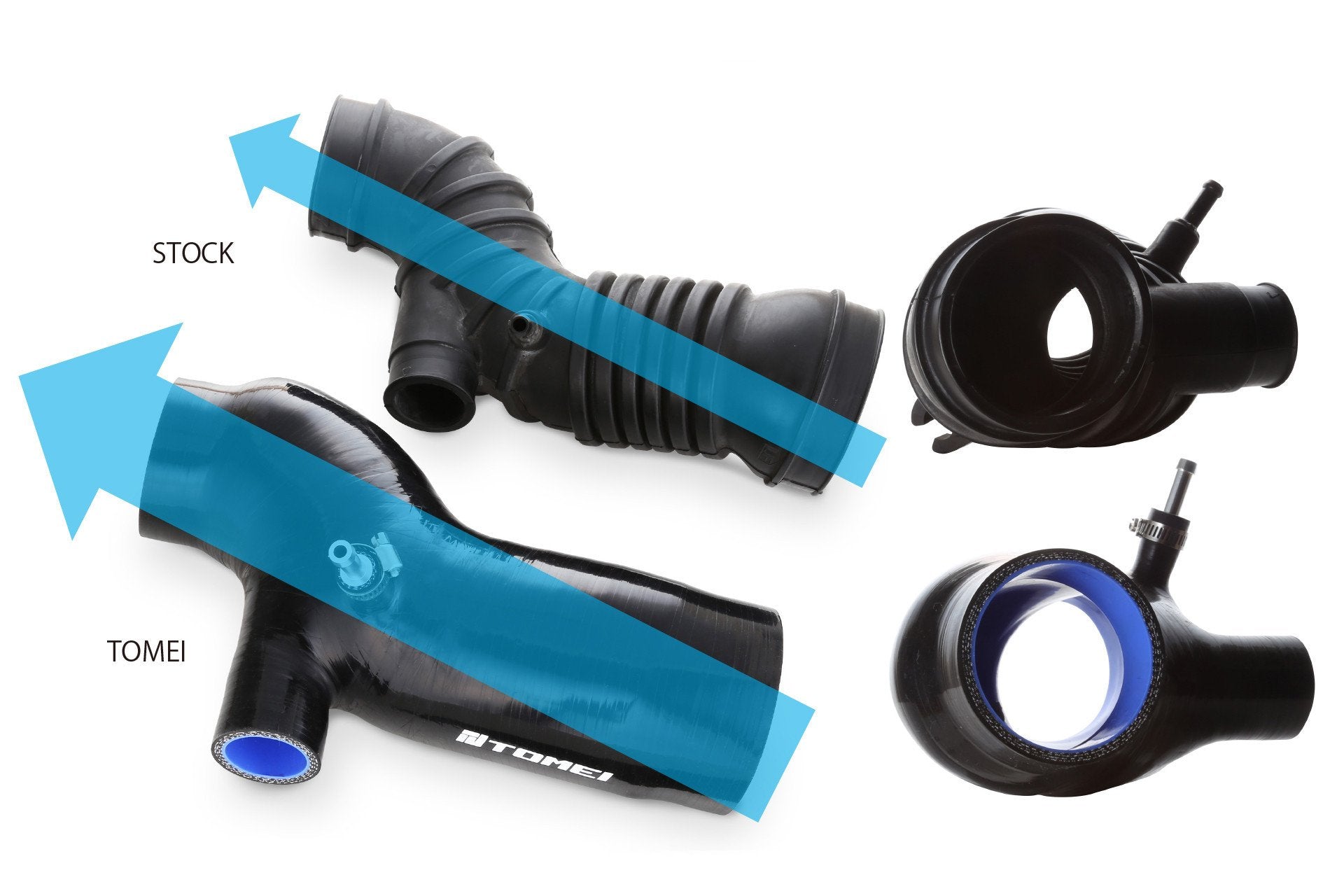 Tomei Turbo Suction Hose Kit | 2002-2007 Mitsubishi Evo 7/8/9