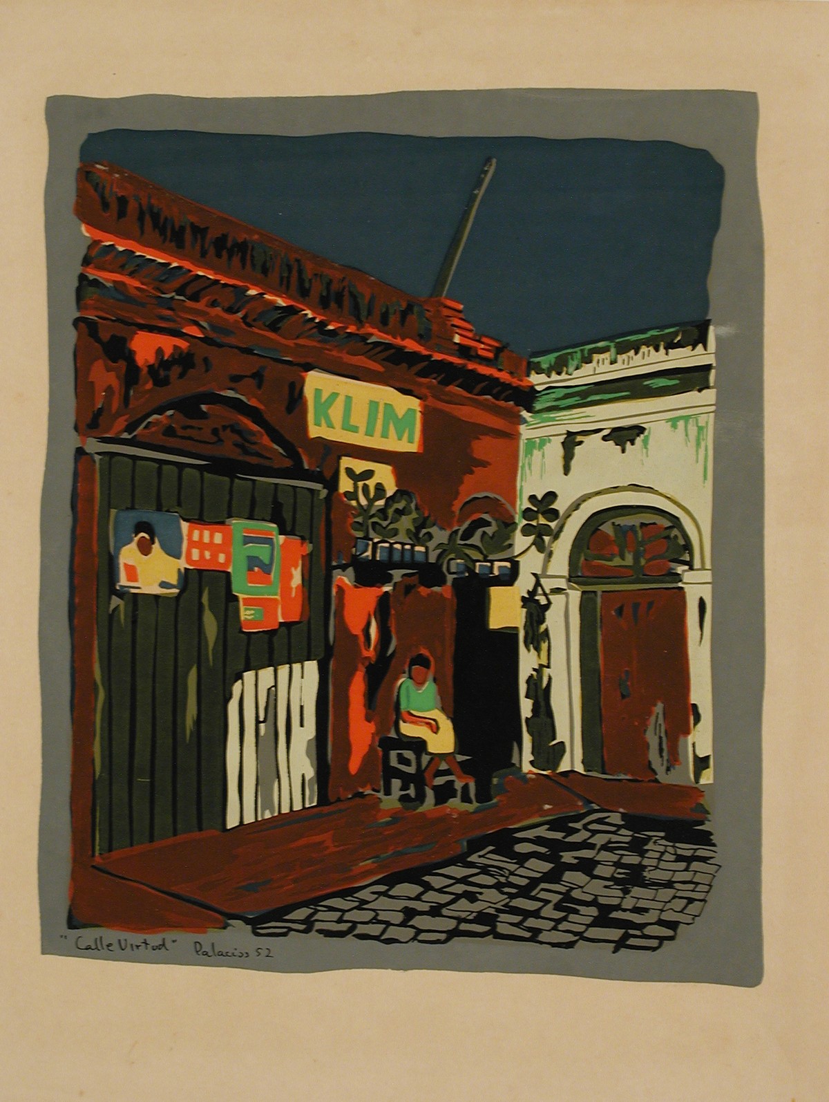 Calle Virtud (portafolio Estampas de San Juan, Centro de Arte