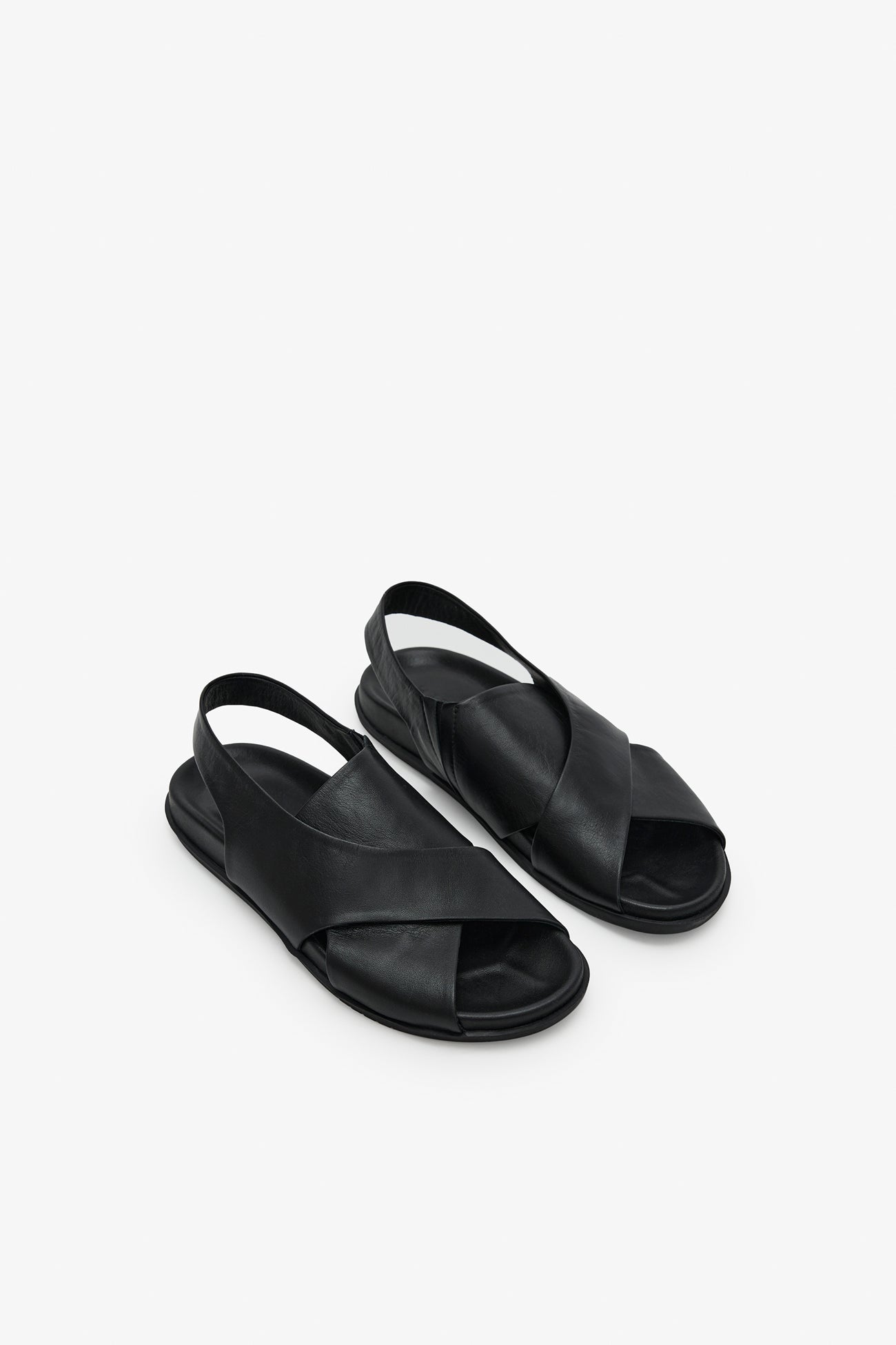 Women's European Leather Wide-Strap Sandals - Heidi Sandals | Marcella