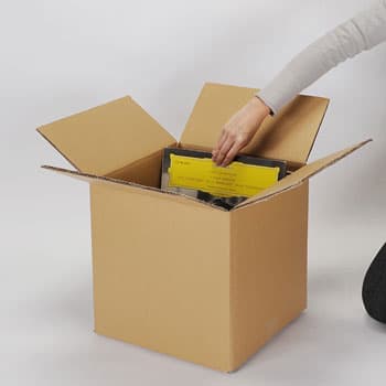 LPレコード用 段ボール箱（ダンボールボックス）LP90枚用 縦置き