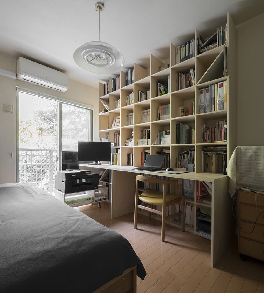 デスク一体型本棚 本棚付き机|本棚付きデスクの通販はマルゲリータ