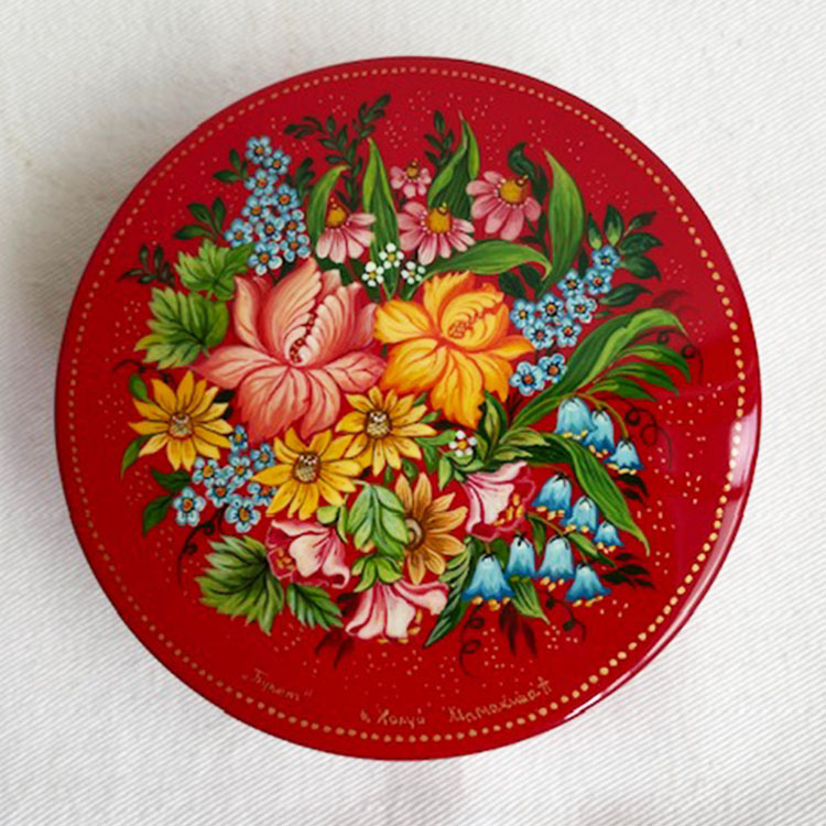 ロシア雑貨店マリンカ / ラッカー塗り細密画小箱