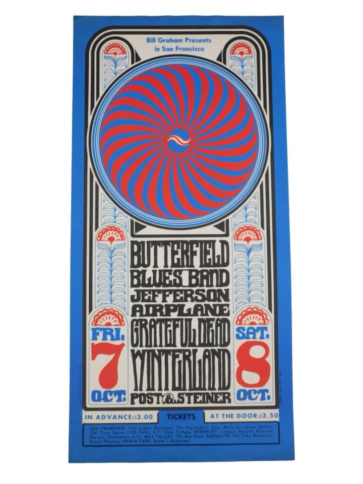 2) Bill Graham's Fillmore West Concert Posters for Sale, Price at