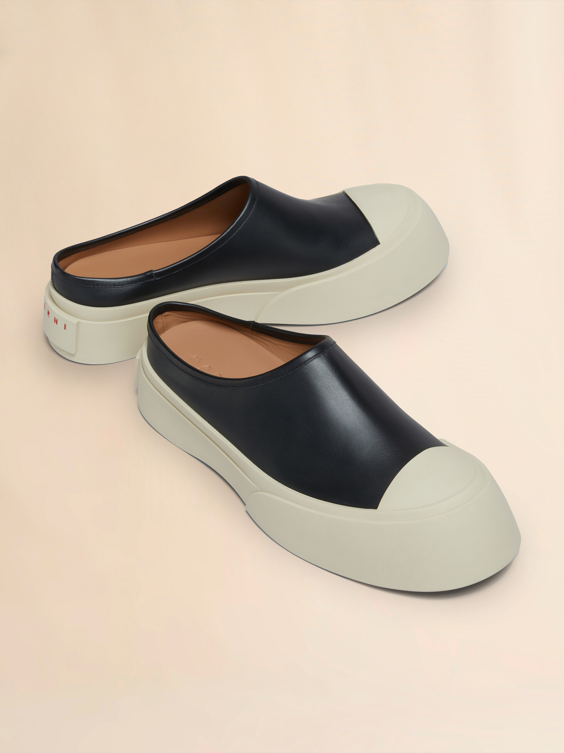 Black leather Pablo sabot | Marni