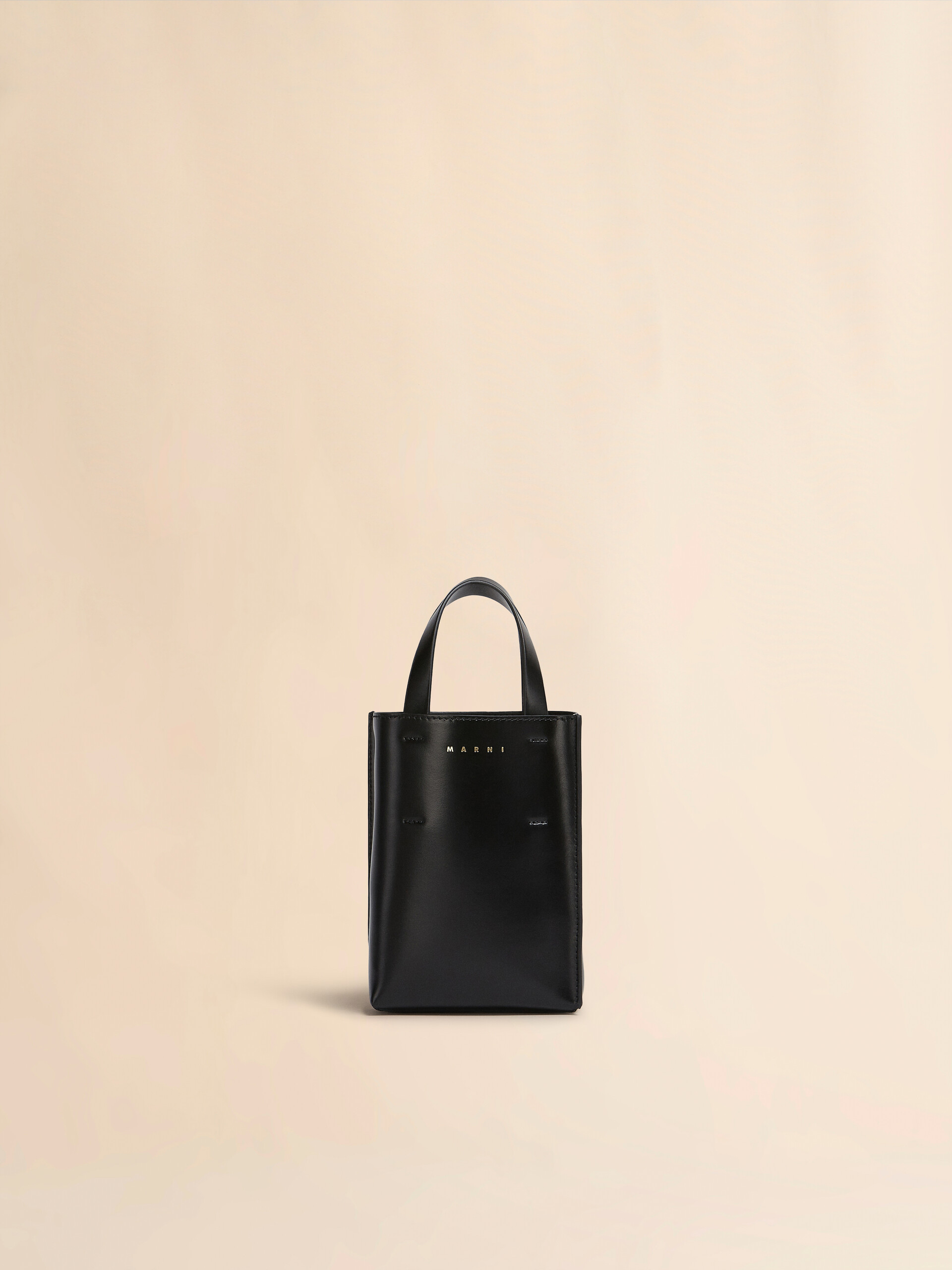 ブラウン、ブラック レザー製 Museoナノバッグ | Marni