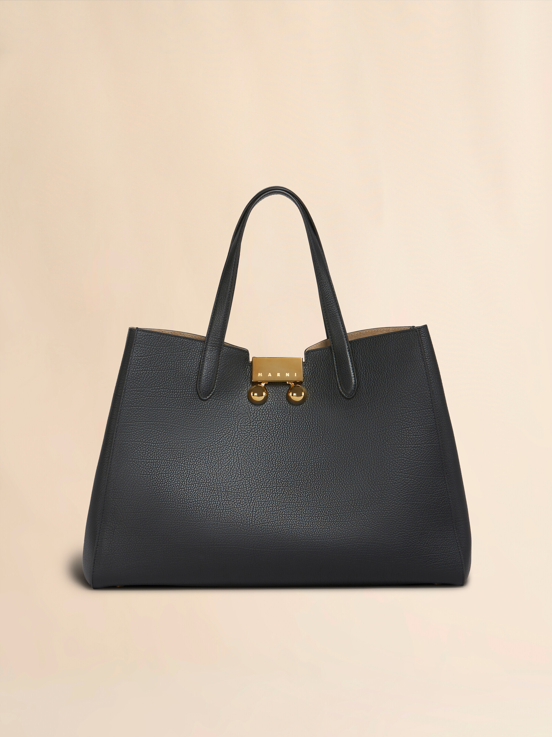 ブリックレッド レザー製 Trunkaroo トートミディアムハンドバッグ | Marni