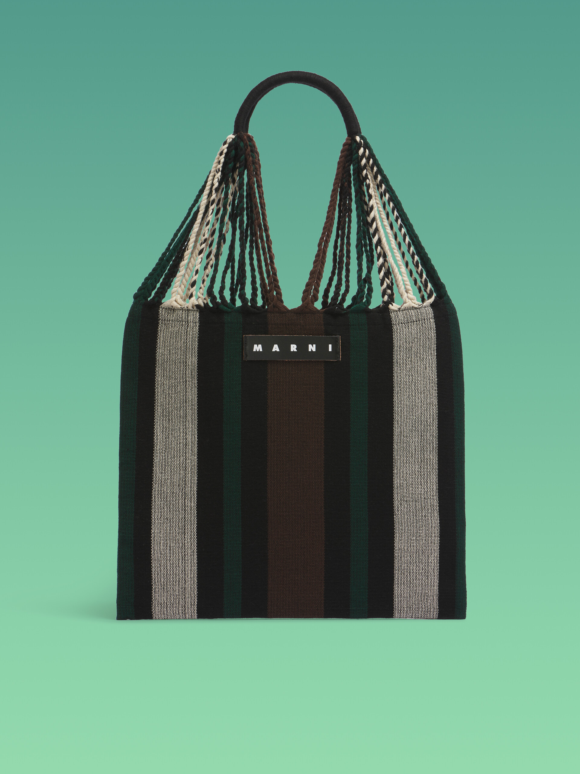 グリーンブラック MARNI MARKET HAMMOCK BAG | Marni