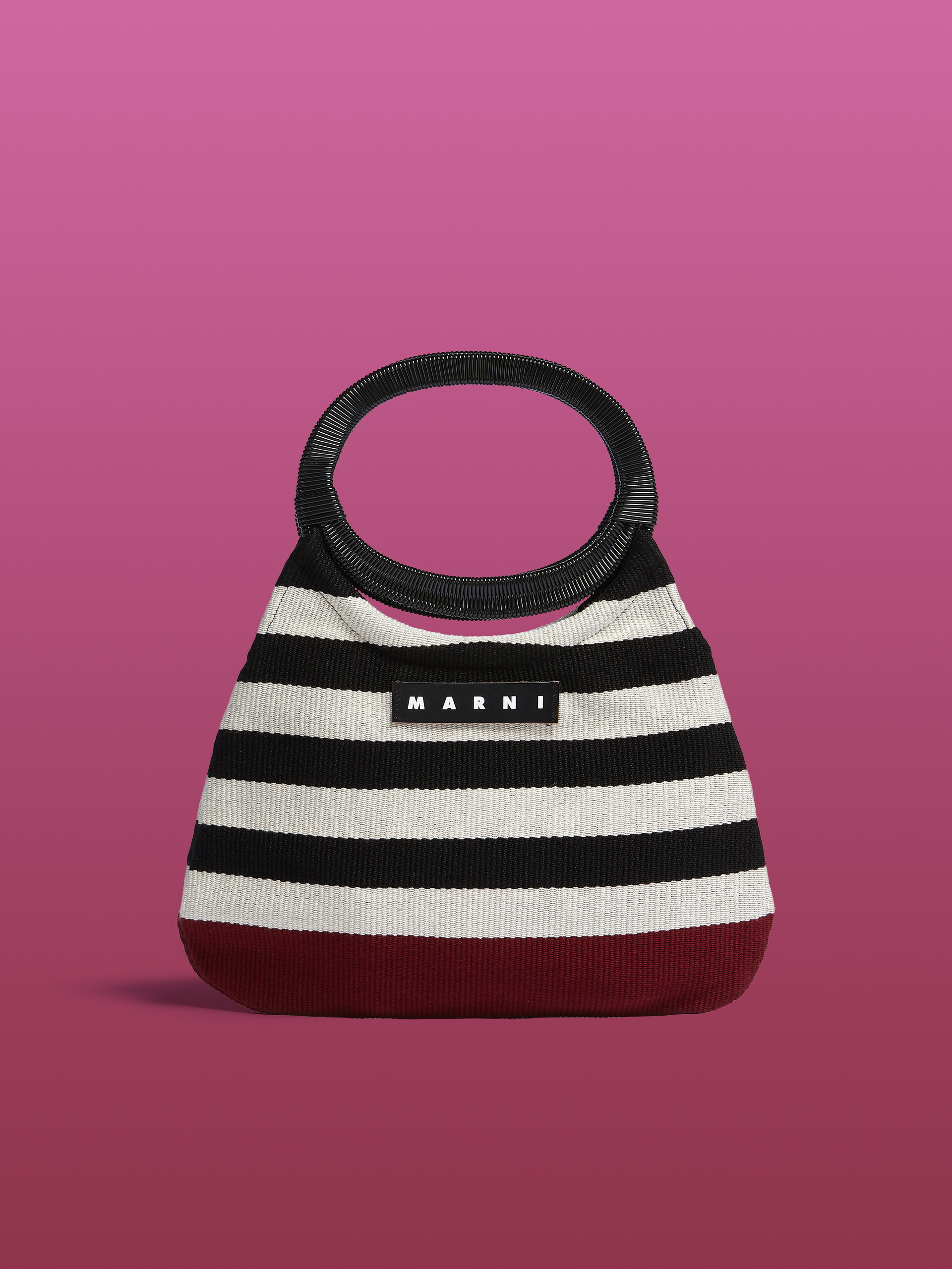 ブラックチェリー MARNI MARKET BOAT BAG | Marni