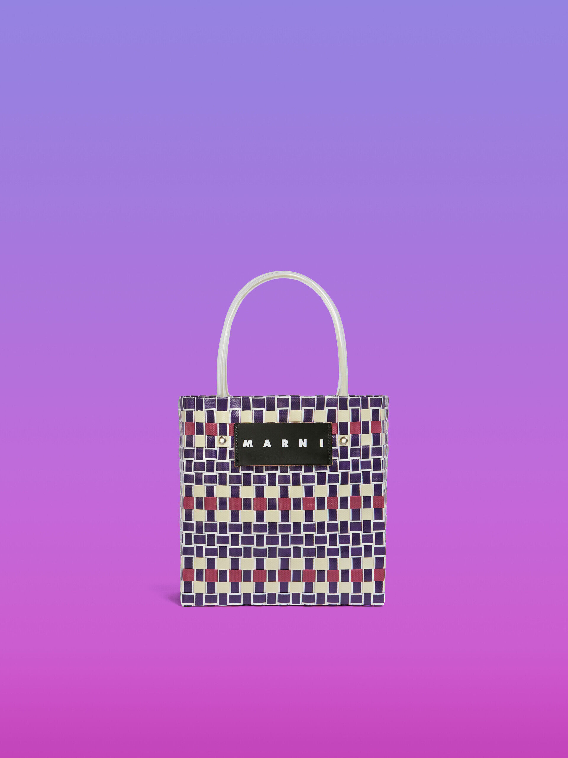 パープル MARNI MARKET ミニ バスケットバッグ | Marni