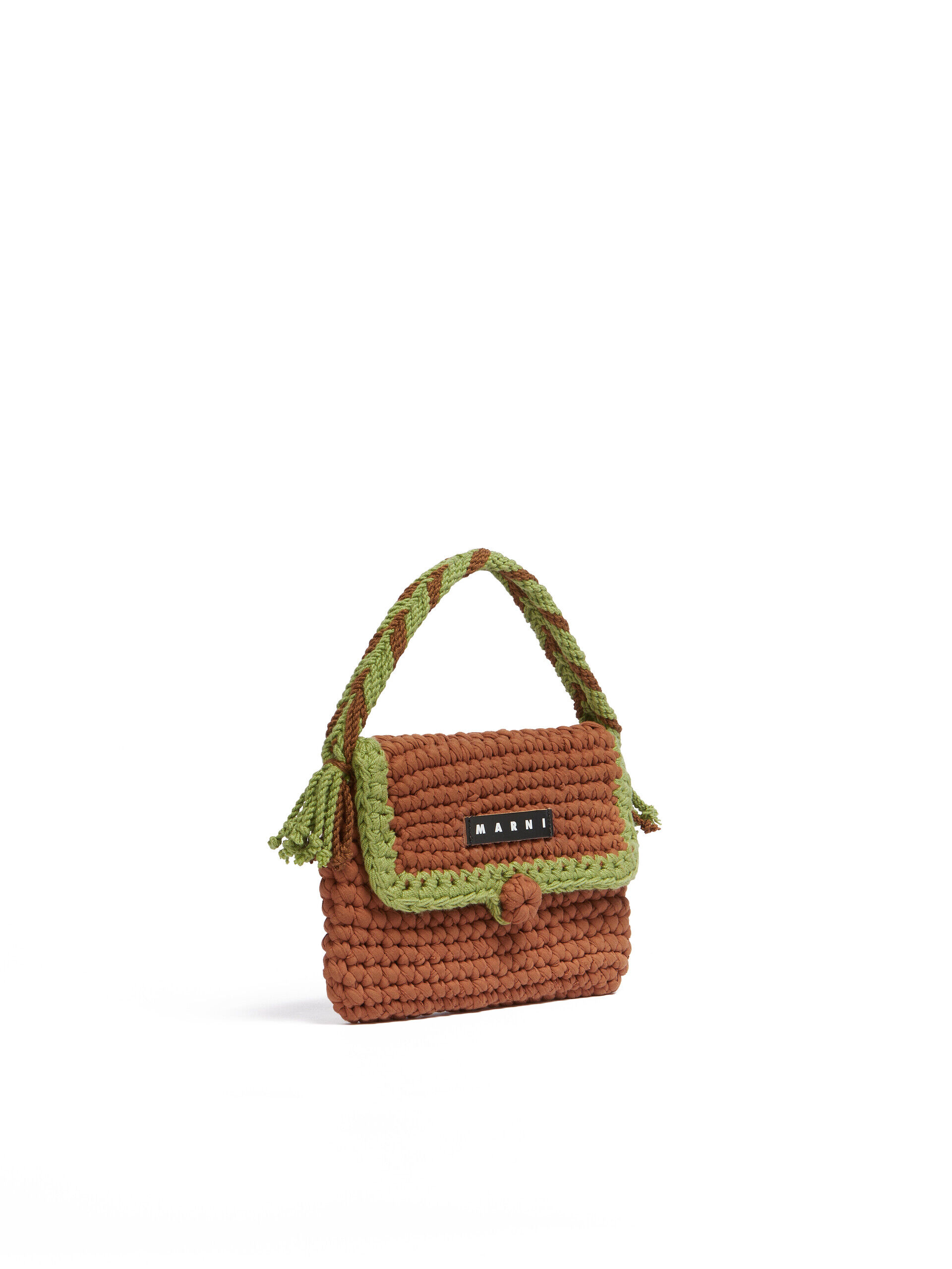 ブラウン クロシェ Marni Market Bread ハンドバッグ | Marni