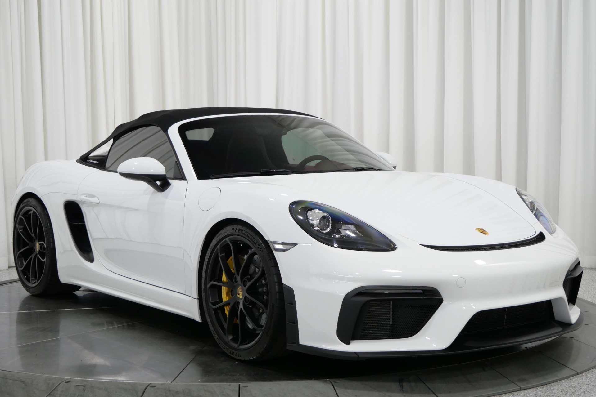 Used 2021 Porsche 718 Boxster Spyder in White For Sale (Sold