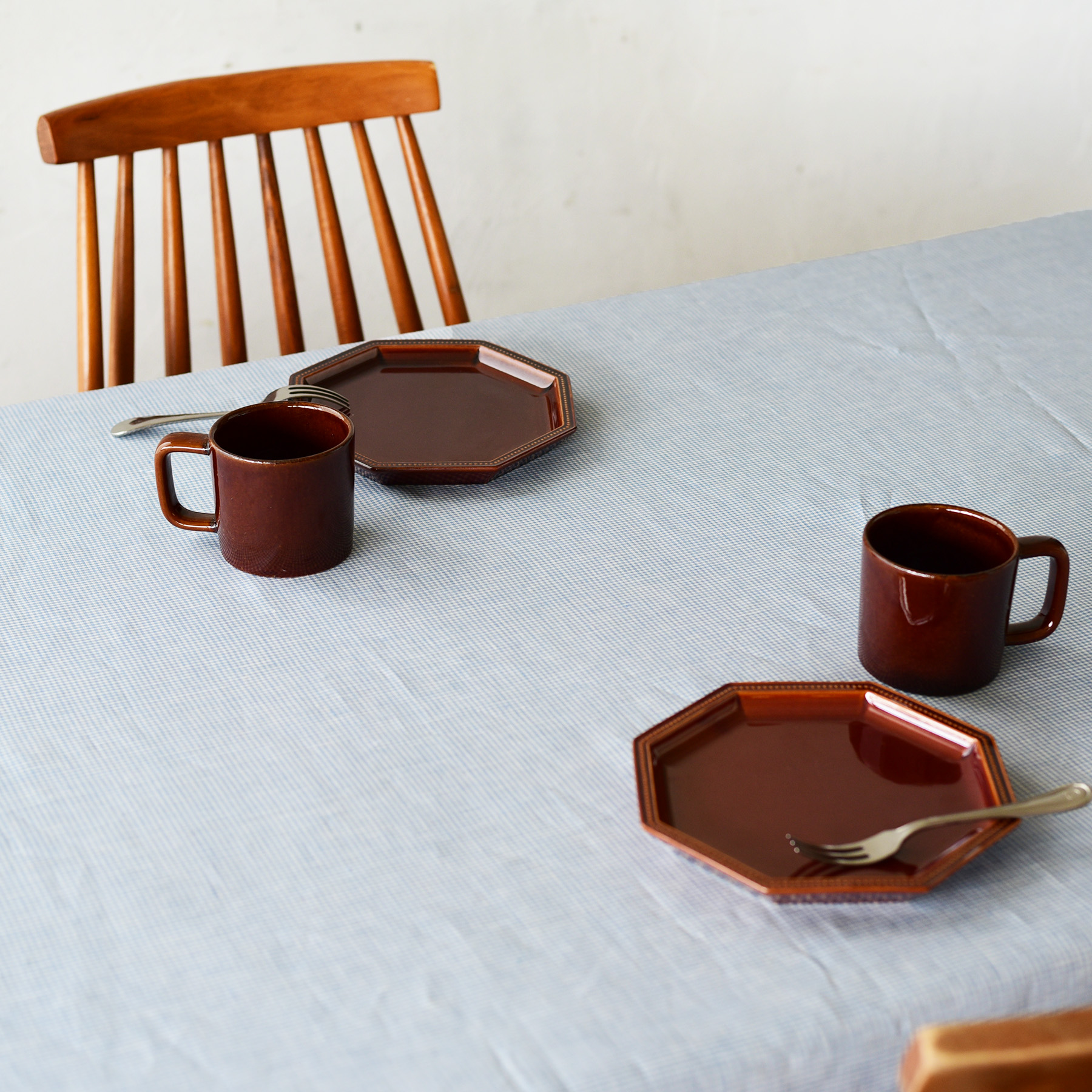 キッチンリネン :: テーブルクロス :: ギンガムチェックS(サックス