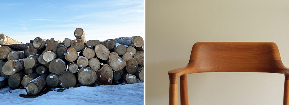 国産材活用 第2弾「HIROSHIMAアームチェア 国産ケヤキ材」を直営店