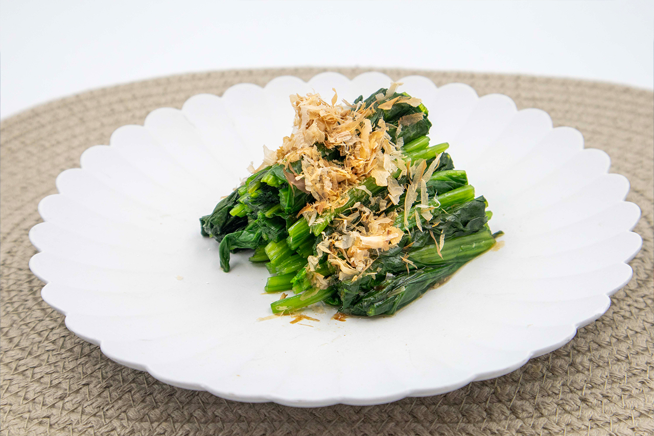 ほうれん草のおひたし - マルヱ醤油