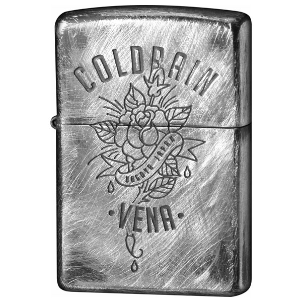Zippo Japan | coldrainオリジナル「VENA FLOWER」銀メッキユーズド