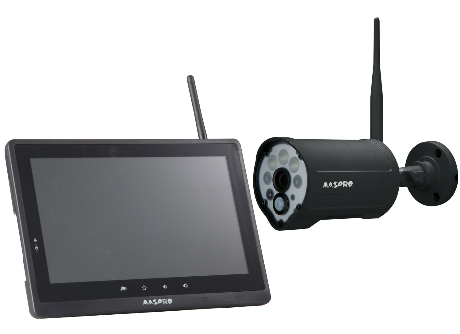 ワイヤレスカメラセット WC3A10ML(BK) | マスプロ電工