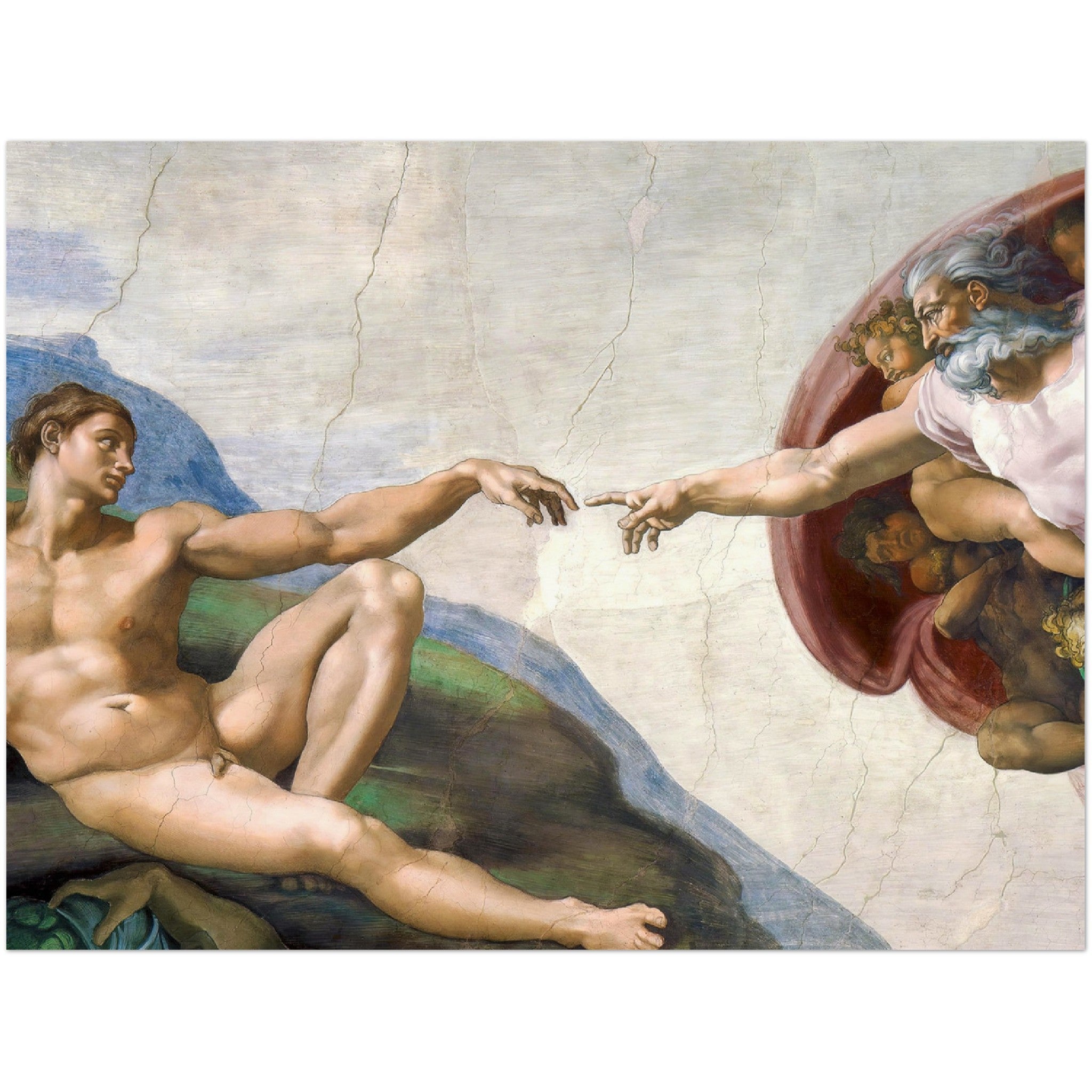 The Creation of Adam - Michelangelo Buonarroti | Master's Gaze