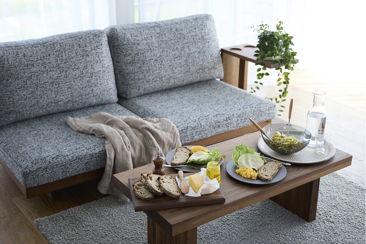 DANISH LOW LIVING TABLE(幅120cm x 奥行75cm x 高さ35cm)の通販