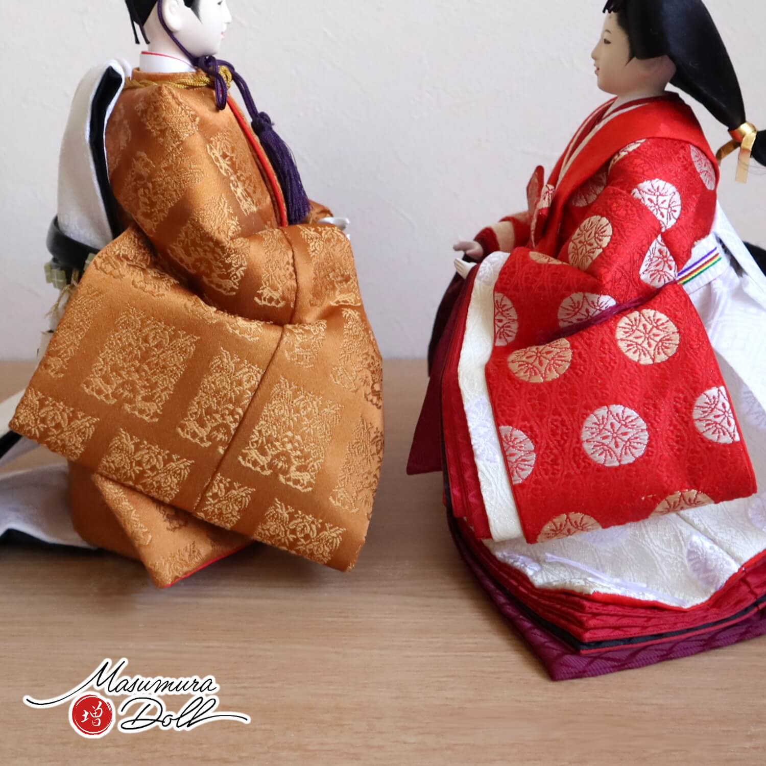 最新作 田村芙紗彦作 黄櫨染 立雛 天皇陛下 御即位儀礼 束帯 蒔絵屏風