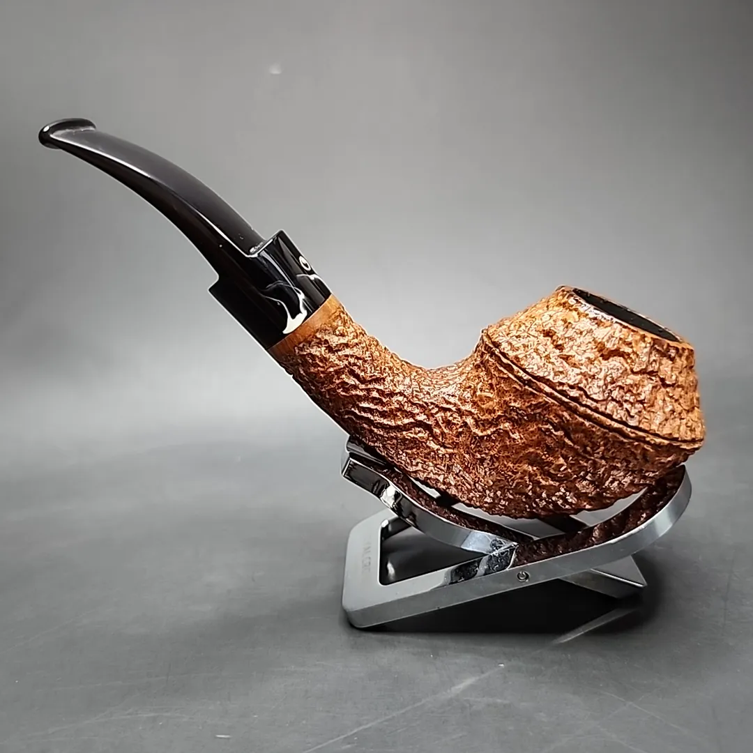 J.T. & D. Cooke Bent Rhodesian Estate Briar Pipe, American Estates