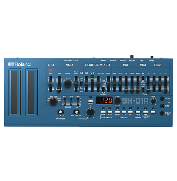 人気アナログシンセサイザー「SH-101」の機能を完全に復刻!さらの4倍の