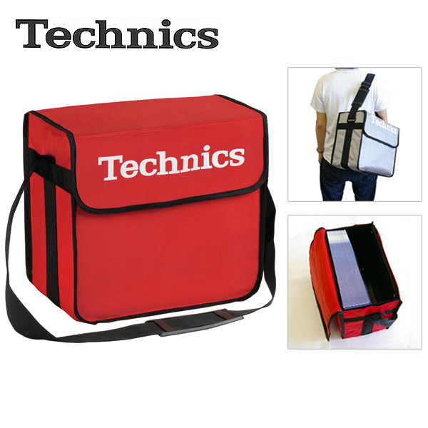 Technics(テクニクス) ／ DJ Bag (RED) 【約60枚レコード収納】 DJ