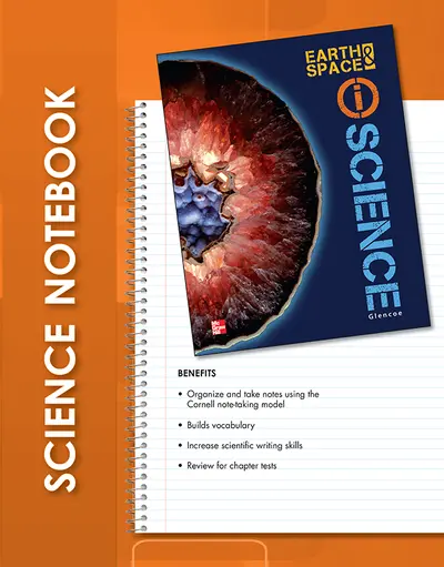 Glencoe Earth & Space iScience, Grade 6, Science Notebook, Student