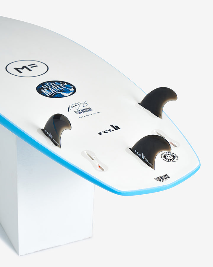 LITTLE MARLEY EPOXY LAM - AQUA FCSII – MICK FANNING SOFTBOARDS AUS