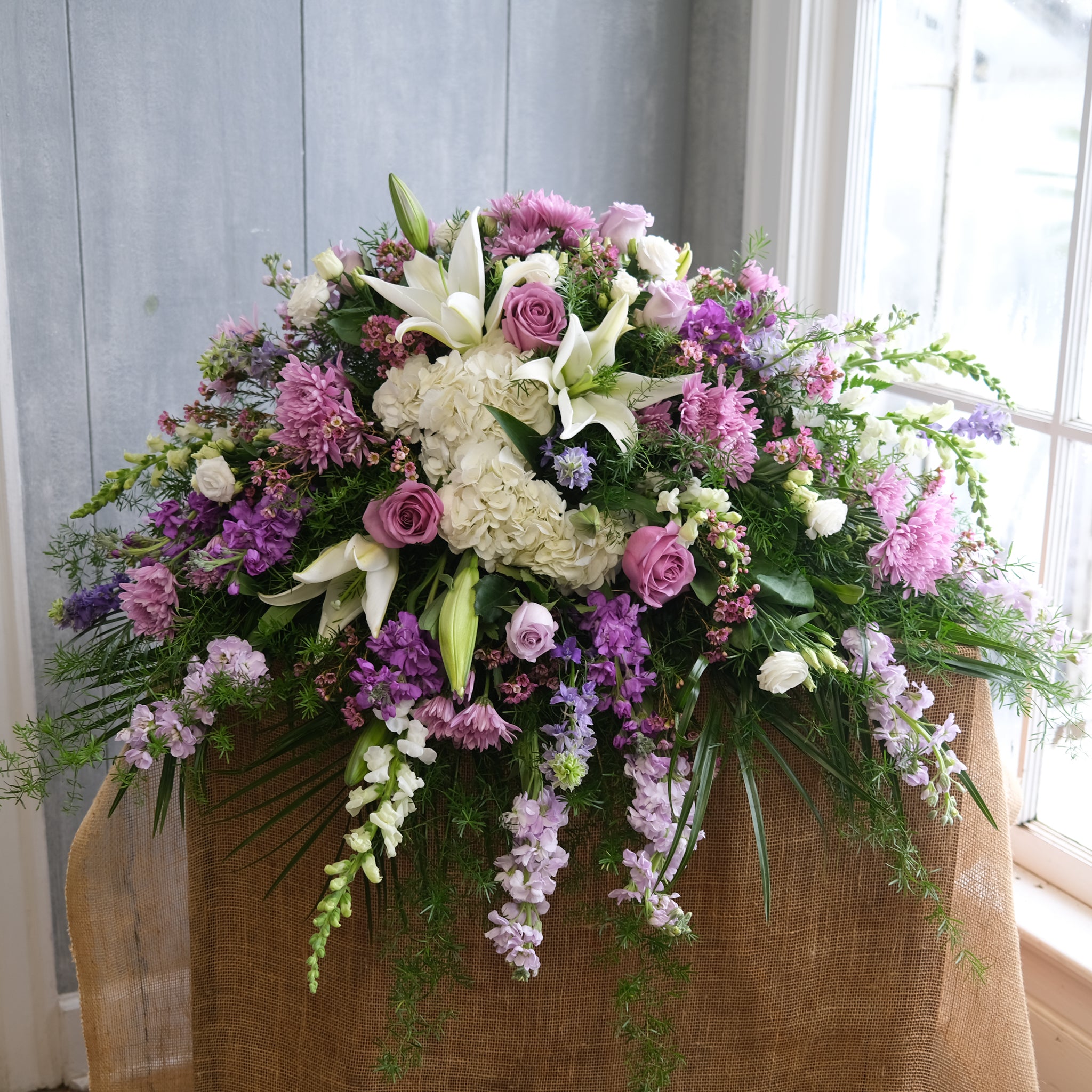Lavonda Casket Spray | Lexington, KY | Michler's Florist