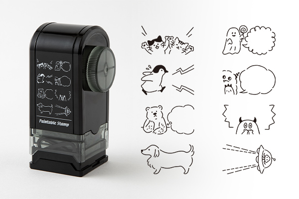 スタンプ 回転印 ダイヤル ふきだし柄(35586006)｜ミドリオンラインストア