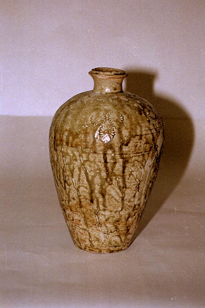 古瀬戸灰釉印花文瓶子 - MIHO MUSEUM