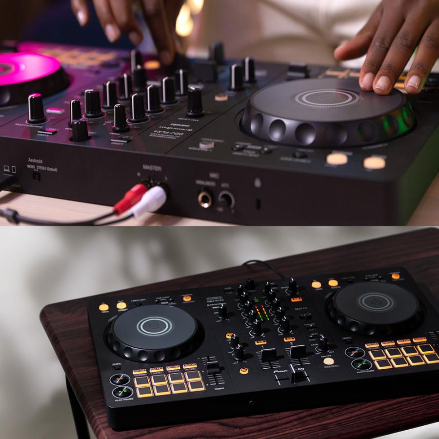 Pioneer DJコントローラー DDJ-FLX4 + ヘッドホン HDJ-CUE1 + PC