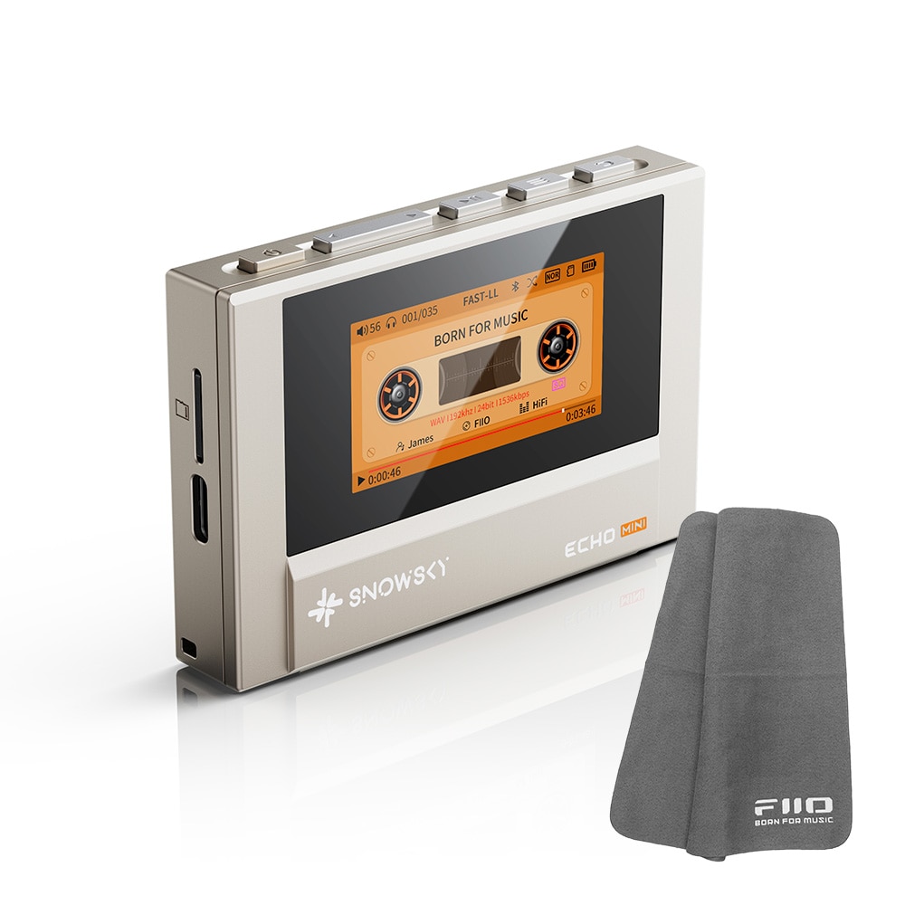ロゴ入りクロスプレゼント》 FIIO デジタルオーディオプレーヤー