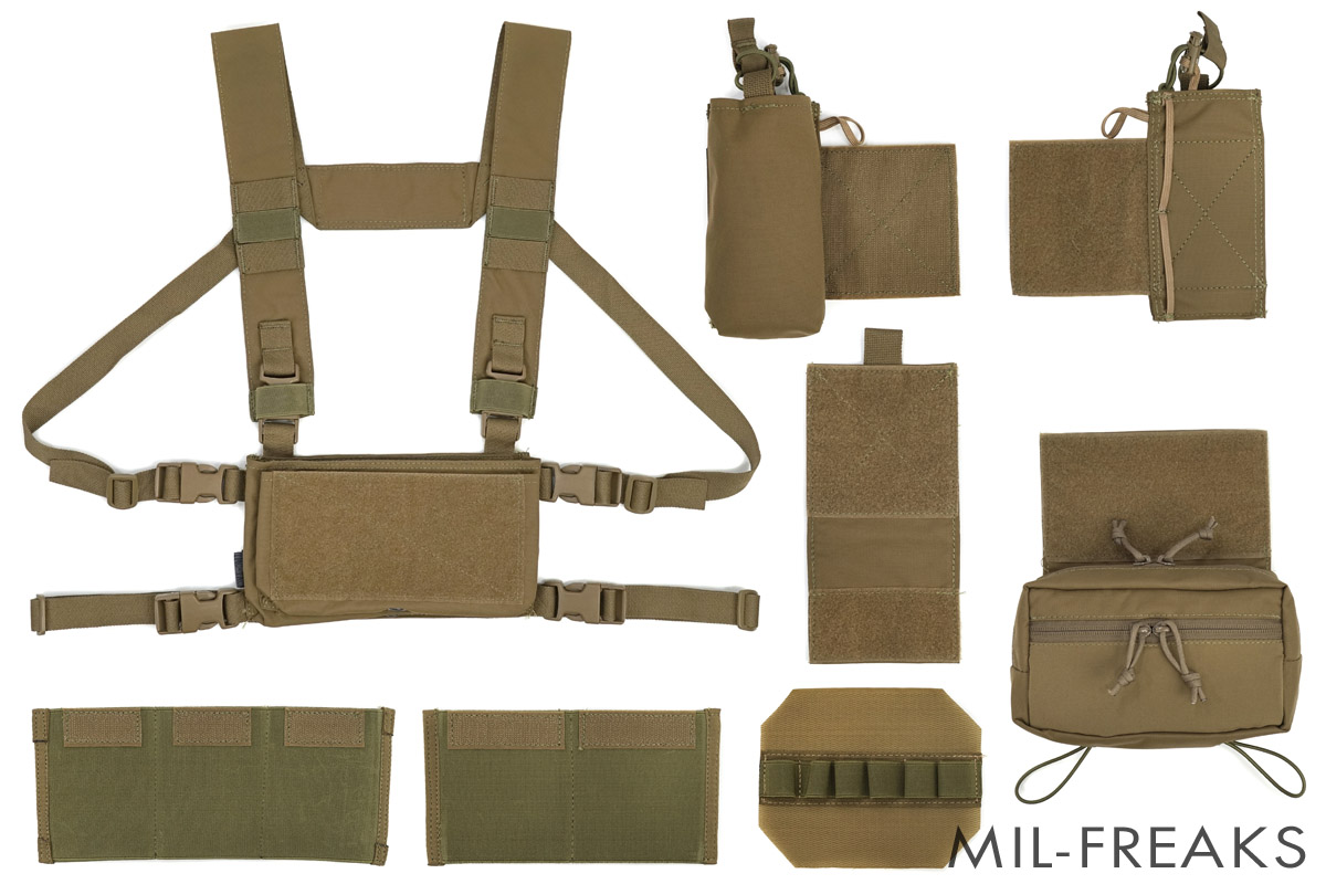 TMC Spiritusタイプ Micro チェストリグ フルセット コヨーテブラウン