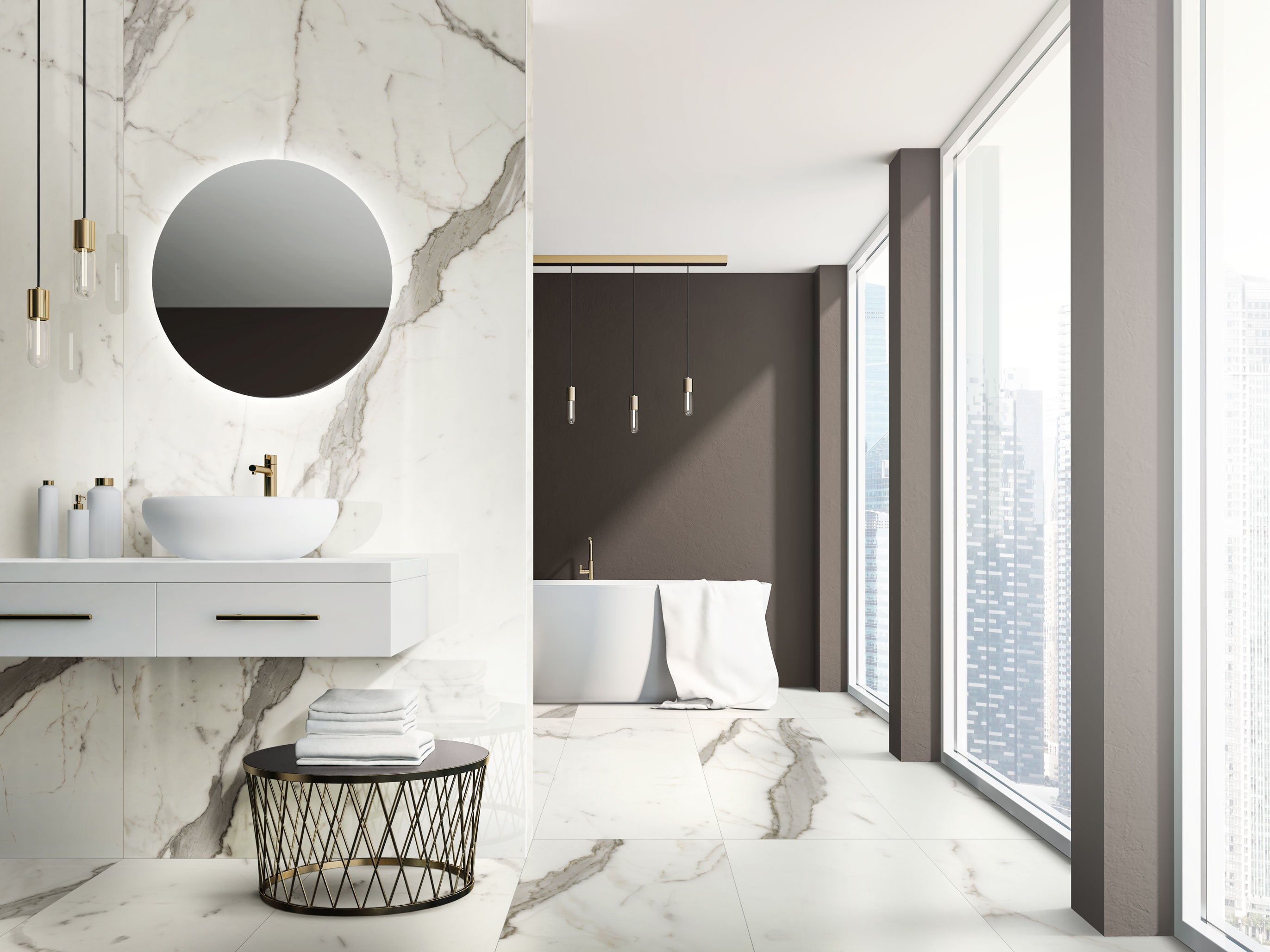 JEM 48x110 Polished Porcelain Tile in Capriccio Grey – MILE®stone