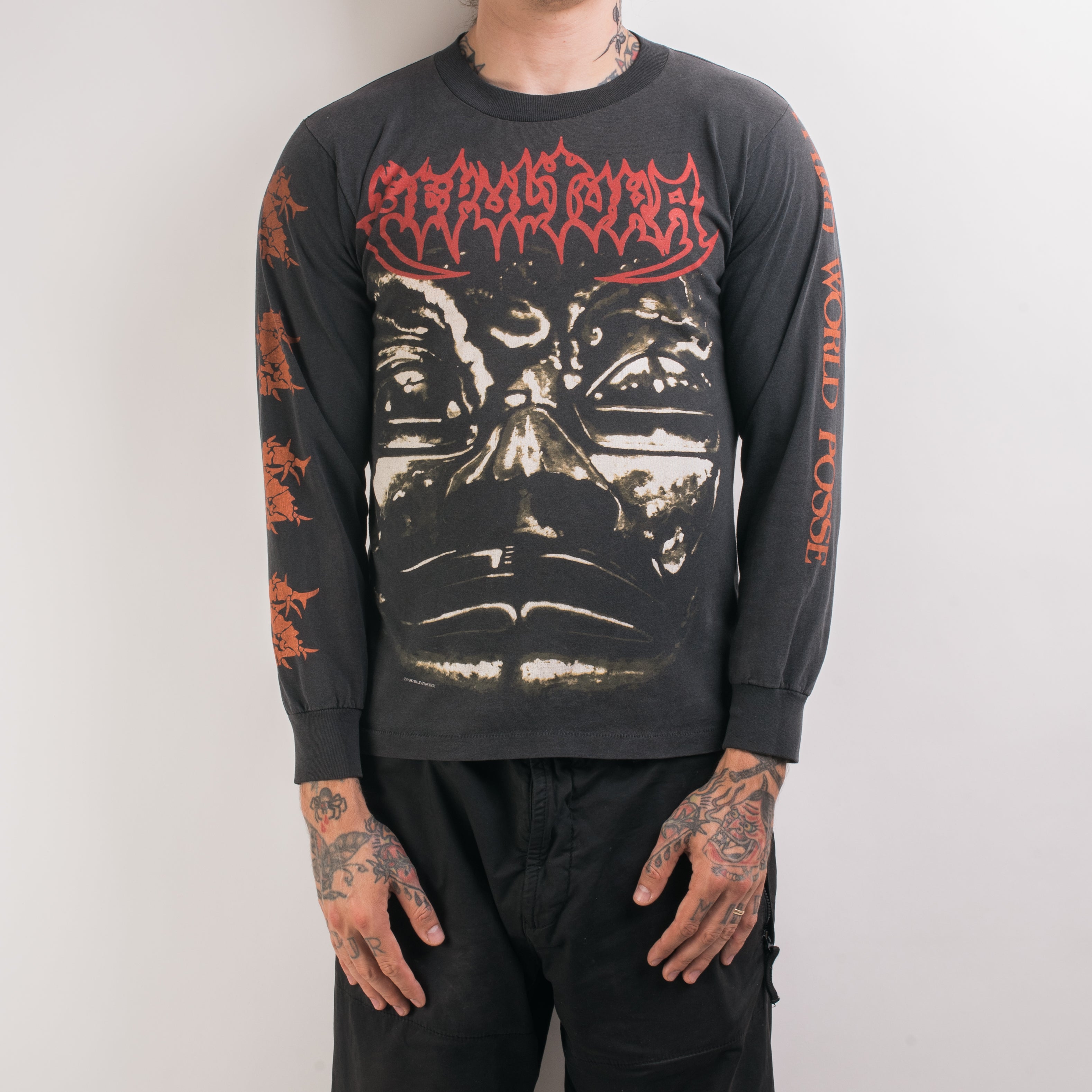 Vintage 1992 Sepultura Third World Posse Tour Longsleeve – Mills