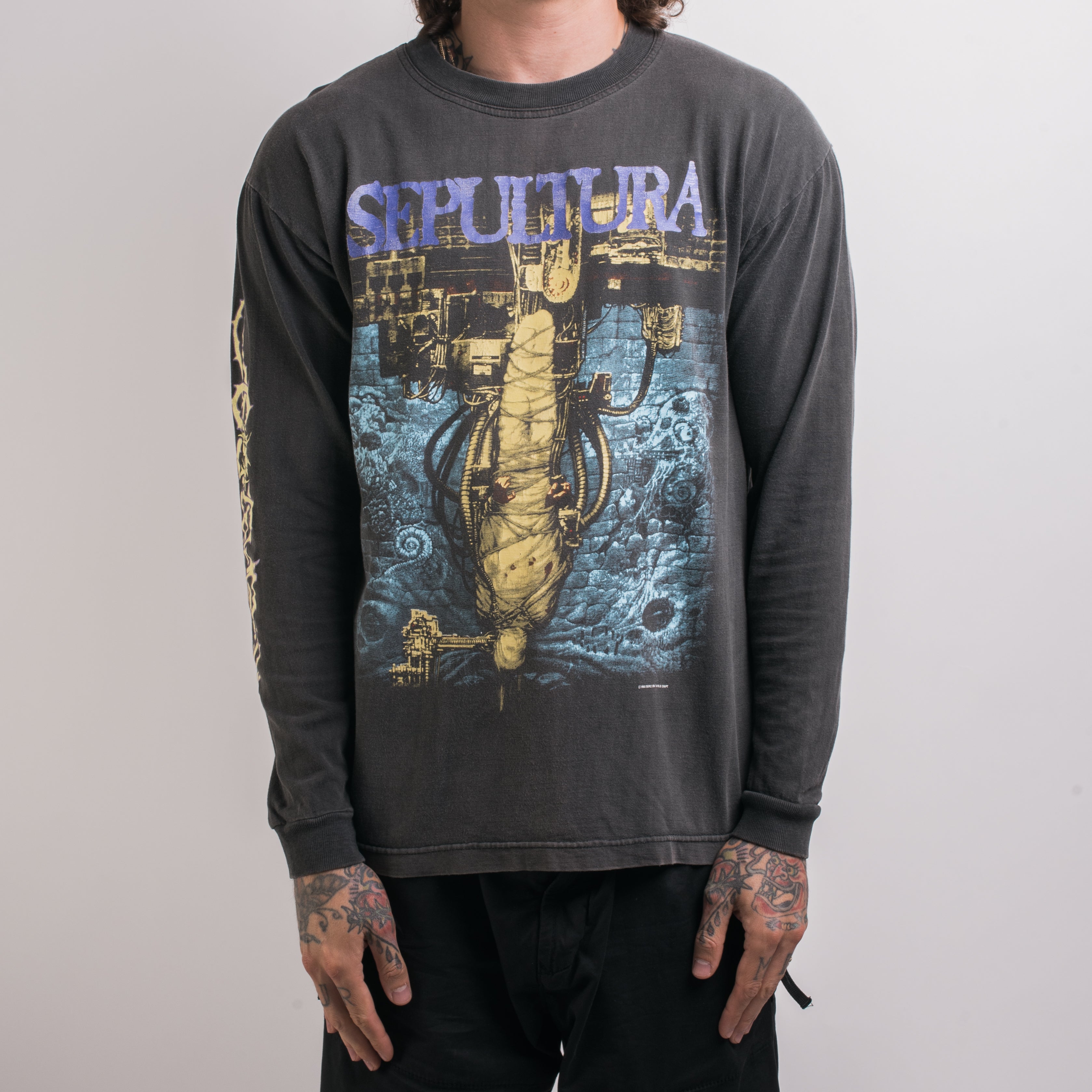 Vintage 1994 Sepultura Chaos AD Australian Tour Longsleeve – Mills