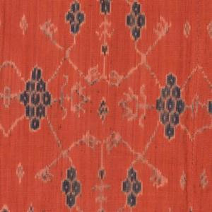 ポイント10倍】【送料無料】インドネシア スンバ島イカット 大 赤